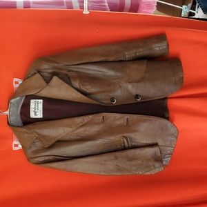 Leather womans jacket